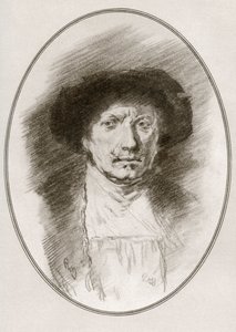 Rembrandt Harmenszoon van Rijn, aus „Lebende Biographien großer Maler“ von Gordon Ross