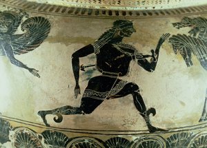 Perseus flieht vor den Gorgonen (Detail)