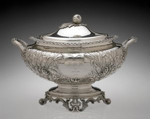 Suppenterrine, von der Gorham Manufacturing Company, um 1858