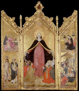 Triptychon der Madonna der Barmherzigkeit von Gottardo Scotti