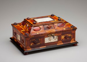 Höfische Bernsteinkassette, ca. 1695
