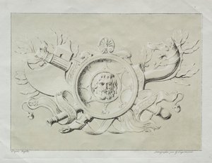 Receuil dessais lithographiques: Eine Trophäe, ca. 1816