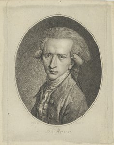 Porträt von August Gottlieb Meissner von Gottlieb Friedrich Riedel
