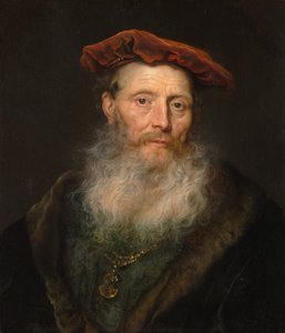 Bärtiger Mann mit einer Samtkappe, 1645