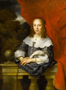 Porträt einer Dame (Margaretha van Raephorst?), 1646