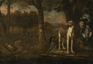 Nach der Jagd von Govert Dircksz. Camphuysen