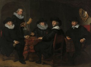 Vier Gouverneure der Arquebusiers