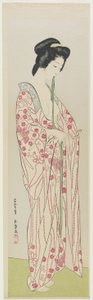 Frau im Kimono-Unterkleid, Mai 1920