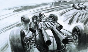 Kein Brite hatte das Indianapolis 500 gewonnen, bis Jim Clark in seinem Lotus Ford von Graham Coton