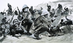 Die Afghanen nutzten ihre Chance, die Briten zu zerschlagen