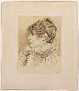 Porträt von Sarah Bernhardt (1844-1923) von Graham Robertson
