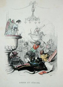 Engel und Dämonen, Illustration aus 