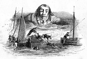 Illustration für Gullivers Reisen von Jonathan Swift von Grandville (1803 47)