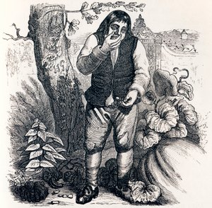 Die Eichel und der Kürbis von Grandville