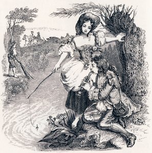 Die Fische und der Hirte, der Flöte spielt - Fabeln von La Fontaine