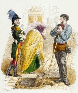 Jeder Beruf hat seinen Wert, aus 100 Sprüchen von Grandville (1803 47)