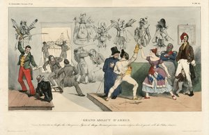 Illustration von Jean Ignace Gerard dit Grandville in La Caricature (1830) politique, Nr. 119 von Grandville