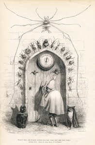 Abschied an den Leser am Ende des Werkes. Vignetten illustriert von JJ Granville. Gravur signiert Breviere "An den Leser" geschrieben von PJ Stahl in "Szenen aus dem privaten und öffentlichen Leben der Tiere". Paris, J. Hetzel und Paulin von Grandville