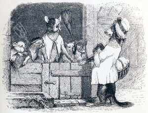 Die Laus und sein Begleiter - Fabeln von La Fontaine