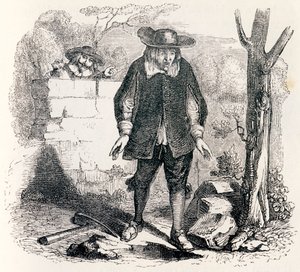 Der Brenner und sein Kumpan - Fabeln von La Fontaine von Grandville