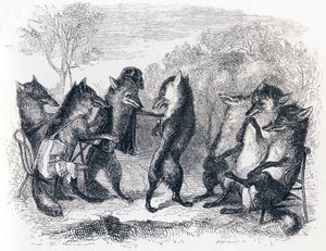 Der Fuchs mit dem abgeschnittenen Schwanz von Grandville