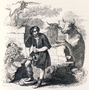 Der Mann und die Schlange - Fabeln von La Fontaine