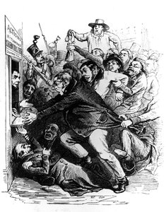 Die Aktionäre, Gravur nach einer Zeichnung von Jean Ignace Isidore alias JJ Grandville von Grandville (1803 47)