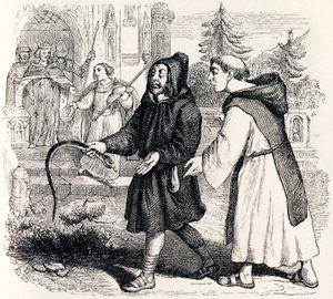 Der Hirte und der König - Fabeln von La Fontaine von Grandville
