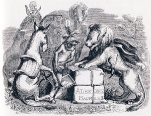 Tribut der Tiere an Alexander - Fabeln von La Fontaine