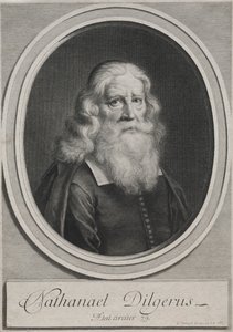 Nathanael Dilgerus, Minister von Danzig, 1683 von Gérard Edelinck