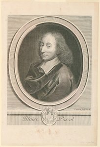 Porträt von Blaise Pascal (1623-1662) von Gérard Edelinck