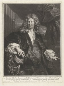Porträt von Martin Desjardins von Gérard Edelinck
