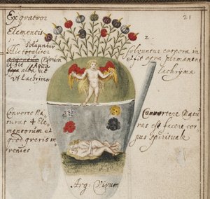Alchemistisches Notizbuch von Grasshoff