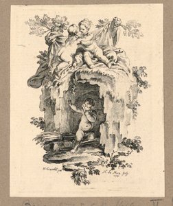 Putten um eine Höhle von Gravelot