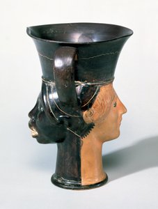 Attischer Janiform-Kantharos-Becher, ca. 470 v. Chr. von Greek