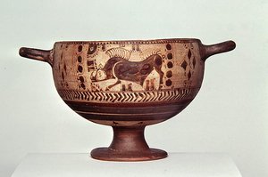 Schwarzfigurige Kotyle, ca. 600-500 v. Chr. von Greek