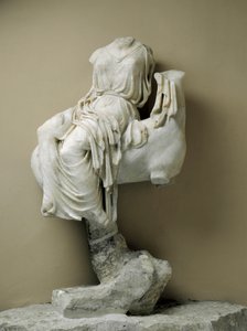 Weibliche Statue als Votivgabe, aus Sorrent von Greek