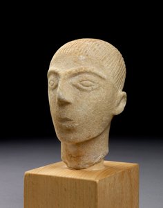 Kopf einer kykladischen Figur, Amorgos
