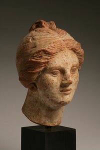 Kopf einer Frau, hellenistische Periode, 3.-1. Jahrhundert v. Chr. von Greek