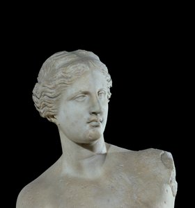 Kopf der Venus von Milo, ca. 100 v. Chr. (Detail)