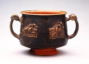 Kantharos mit Relief, gefunden in Pergamon, ca. 100 v. Chr. von Greek