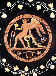 Merrythought-Becher, ca. 330-310 v. Chr. von Greek