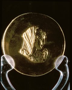 Goldmedaille von Olympias, aus dem Aboukir-Schatz (Gold)