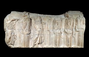Griechische Kunst: Fragment des Parthenonfrieses