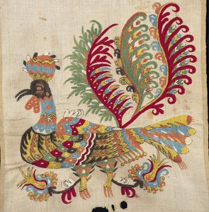 Teil eines Betttuchs von Skyros (Detail)