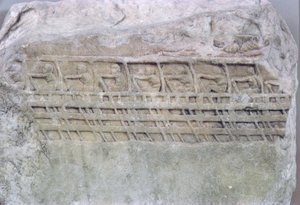 Relief einer Triere