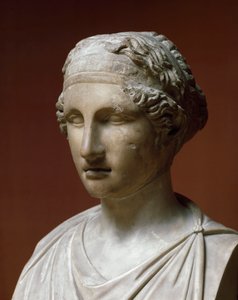 Porträt von Sappho (Marmorskulptur)