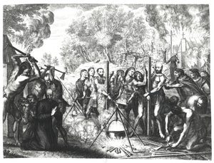 Der Tod einiger Jesuitenpater in Neufrankreich, aus 