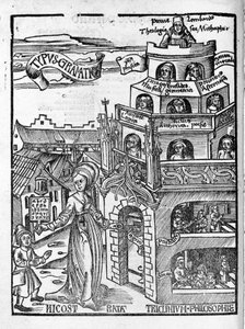Freie Künste: Grammatik - in „Margarita Philosophica“ von Gregor Reisch (1467-1525). Basel