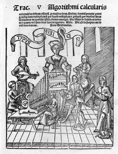 Freie Künste: Musik - in „Margarita Philosophica“ von Gregor Reisch (1467-1525). Basel